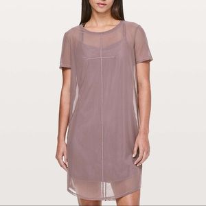 Lululemon Ready to Reach Dress, Antique Bark, sz6